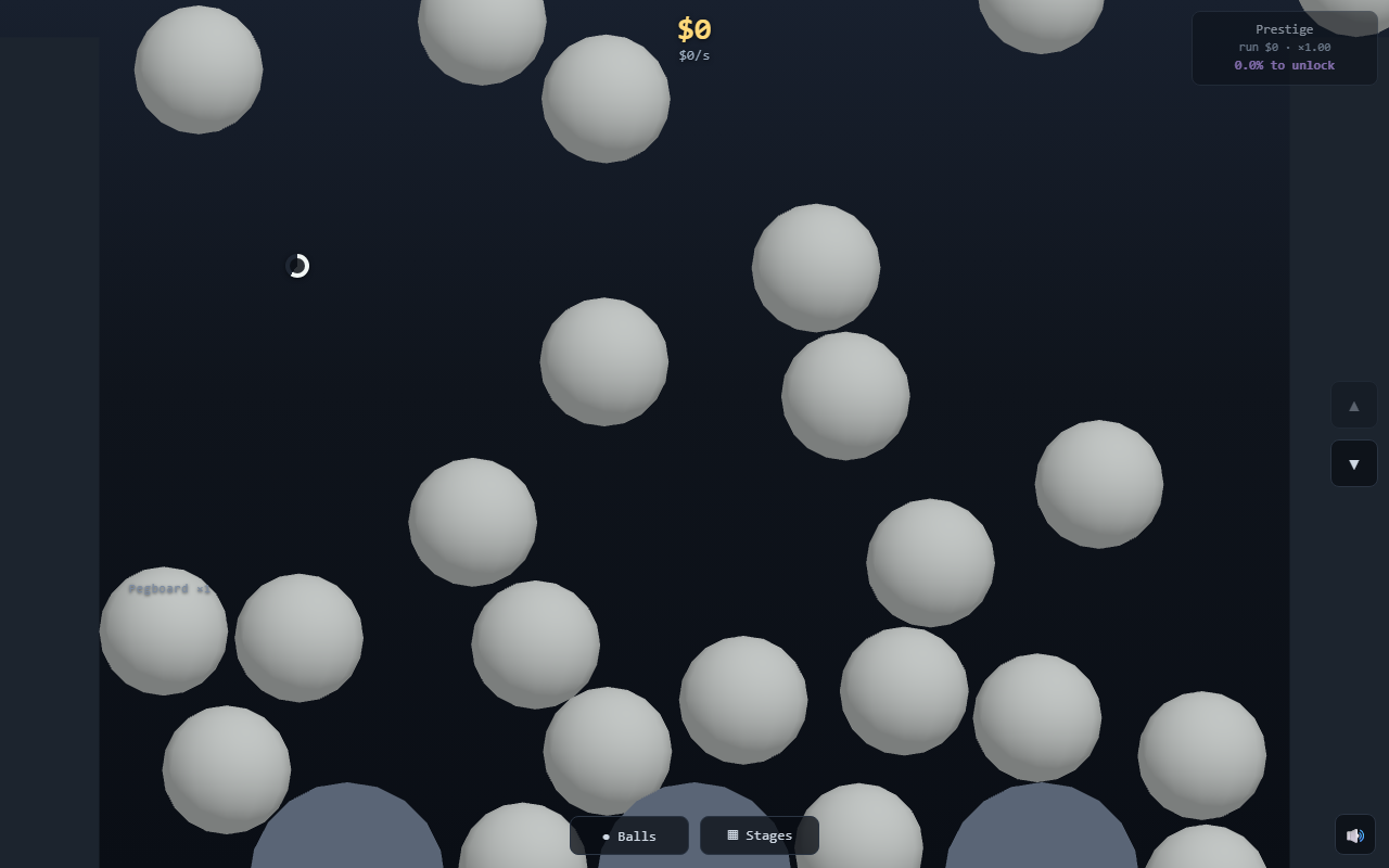 IdleZenBalls — balls tumbling down the tower